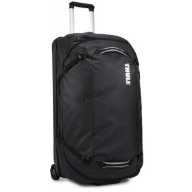 Thule Chasm Luggage 110L - Black, fekete gurulós bőrönd