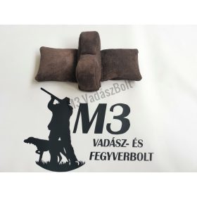 Fegyvertámasz lesre fekete-barna, homokkal töltve