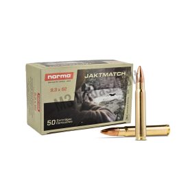 9,3X62 Norma FMJ Jaktmatch 15,0g/232gr (50db/doboz)