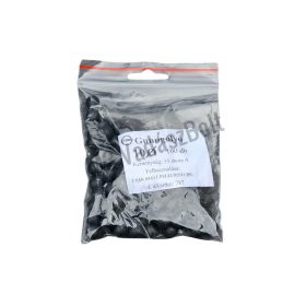 Gumigolyó 10 mm 0,6g  fekete 50-55 shore