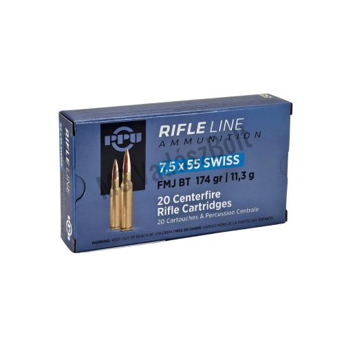 7,5x55 Swiss Partizán VM-FMJ 11,3g/174grs (A-345)