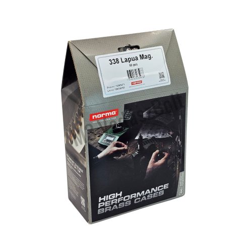 Hüvely Norma .338 Lapua Mag. (50db/doboz)