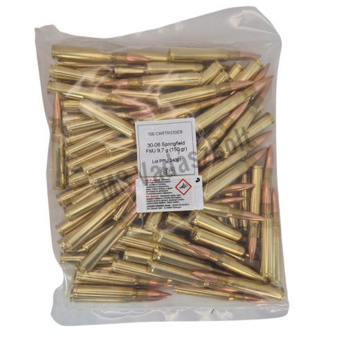 30-06 Partizán VM-FMJ 9,7g/150gr( 100db-os csomagban) (A-094B)