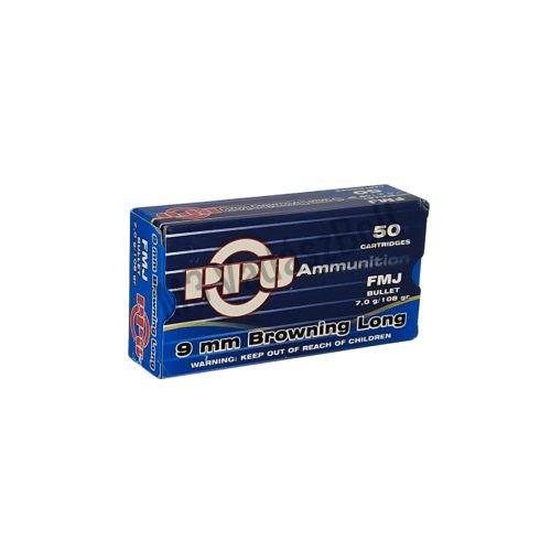 9 mm Browning Long Partizán FMJ 7g/108gr(A-164)