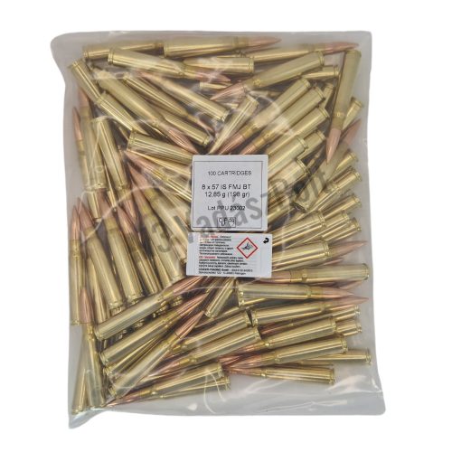 8x57 JS Partizán VM-FMJ BT 12,85 g/198 gr( 100db-os csomagban)