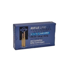 6,5x52 Partizán Carcano FMJ BT 9,0g/139gr(A-208)