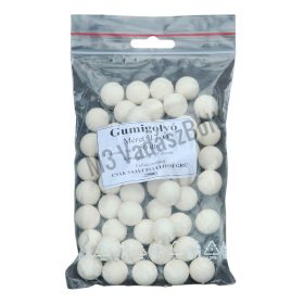 Gumigolyó 17 mm  3,0g fehér 50-55 shore