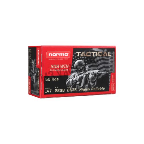 308 Win. Norma Tactical 9,5g/148gr ( 50db-os)