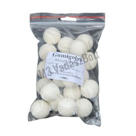 Gumigolyó 28 mm  13,6g fehér 50-55 shore