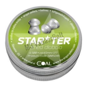   4,5 mm Coal Starter Domed diabolo 0,52g/8,02gr lencse ( 500db )