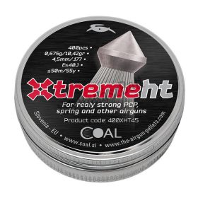 4,5 mm Coal Xtreme HT 0,675g/10,42gr hegyes ( 400 db)