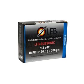9,3X62 LFB Subsonic 20,5g/316gr