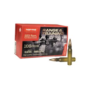 223 Rem. Norma FMJ Range&Training 3,6g/55g ( 100db/doboz)