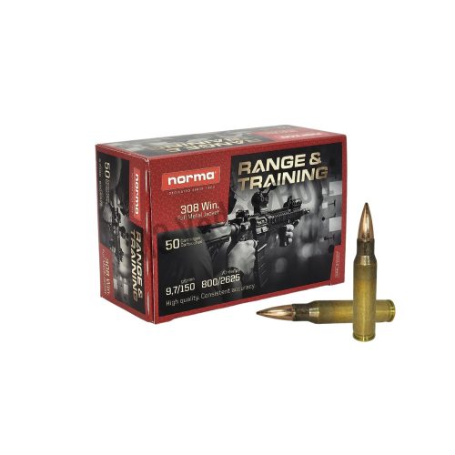 308 Win. Norma FMJ Range&Training 9,7g/150gr (50db/doboz)