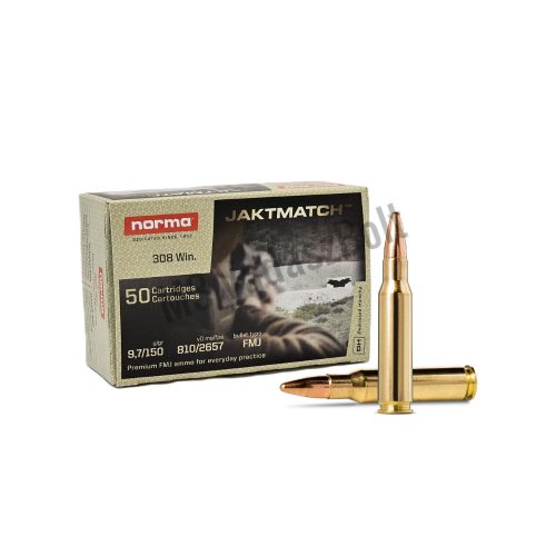 308 Win. Norma FMJ Jaktmatch 9,7g/150gr