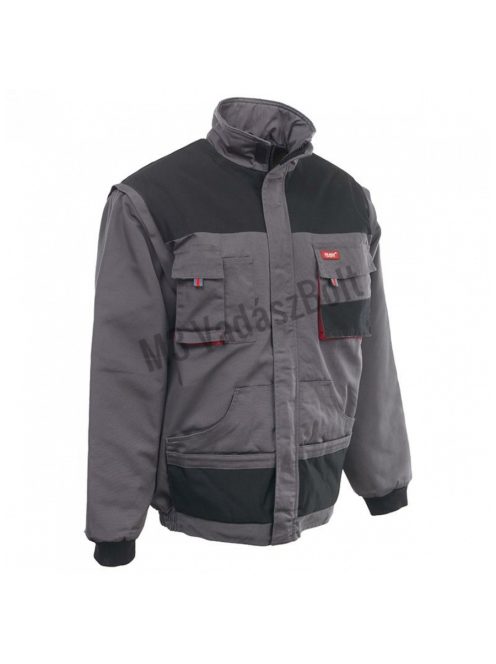Kabát Rock Pro szürke/fekete/piros_4XL