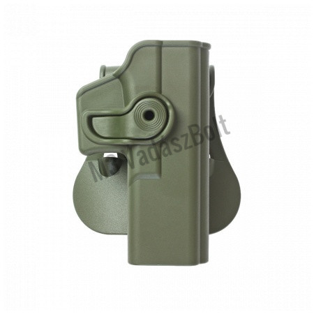 IMI Z1010OL Műanyag Övtok Glock-17 .            Zöld           Elfordítható