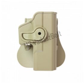   IMI  Z1020 TAN Műanyag Övtok Glock-19 .                           Elfordítható