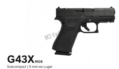 PISZTOLY GLOCK 43X MOS, Glock 48 MOS, 9X19, 9MM Luger