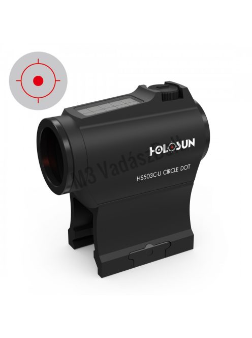Holosun Dot Sight CLASSIC HS503C-U-BLACK, Red Dot, piros pont