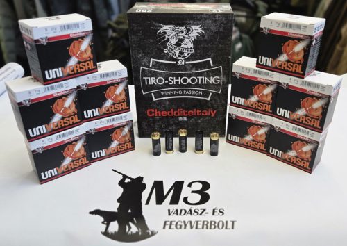 Cheddite 12/70 Universal Trap 21g 2,30mm, 5000db-tól