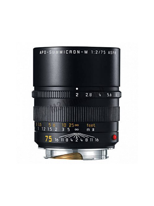Leica APO Summicron-M 75mm F2.0 fekete objektív