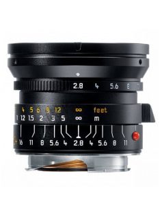   Leica Elmar-M 24mm F3.8 Asph. fekete objektív, vitrin példány