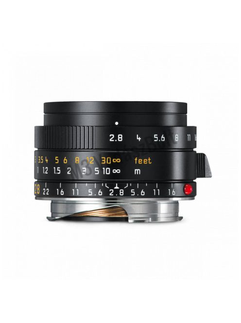 Leica Elmarit-M 28mm F2.8 ASPH. fekete objektív