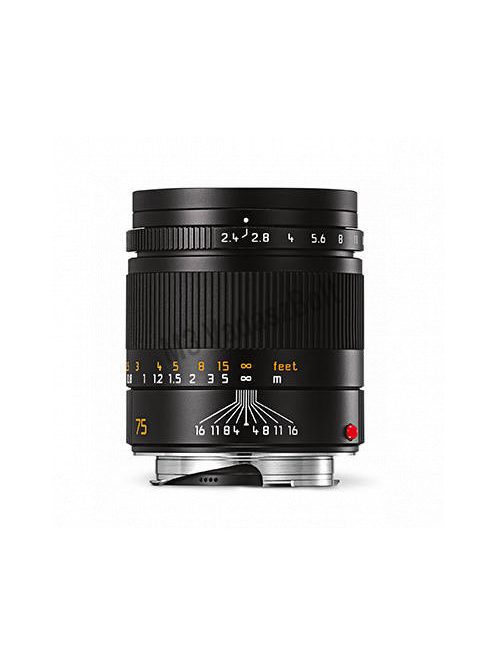 Leica Summarit-M 75mm F2.4 Asph. fekete objektív