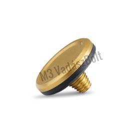 Leica exponáló gomb, sárgaréz