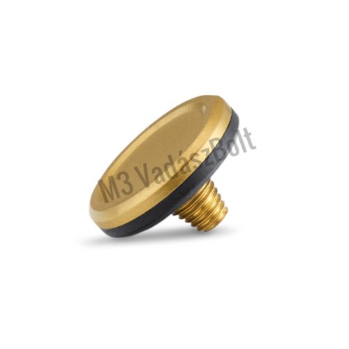 Leica exponáló gomb, sárgaréz