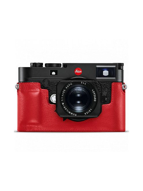 Leica M10 bőr protektor piros