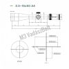 Alpen Optics Apex XP 2,5-15x50 A4 világítópontos céltávcső