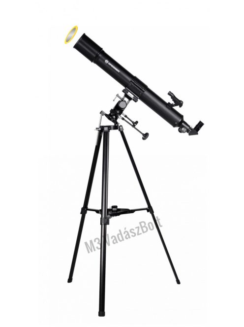 BRESSER Taurus 90/900 refraktor teleszkóp okostelefon adapterrel és napszűrővel
