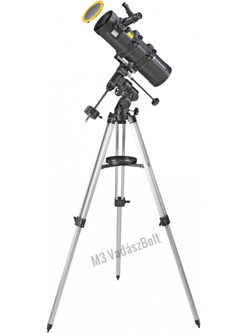 BRESSER Spica-II 130/1000 EQ3 teleszkóp okostelefon-adapterrel és napszűrővel