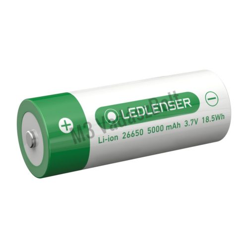 Ledlenser 26650 3,7V 5000mAh Li-ion védett akkumulátor