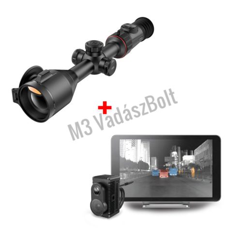 Nocpix Ace H50R hőkamera céltávcső távolságmérővel + NS7 autós hőkamera