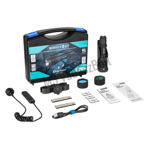 Olight Warrior X 4 tölthető vadászlámpa szett