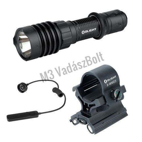 Olight Warrior X 4 Pannon tölthető vadászlámpa szett