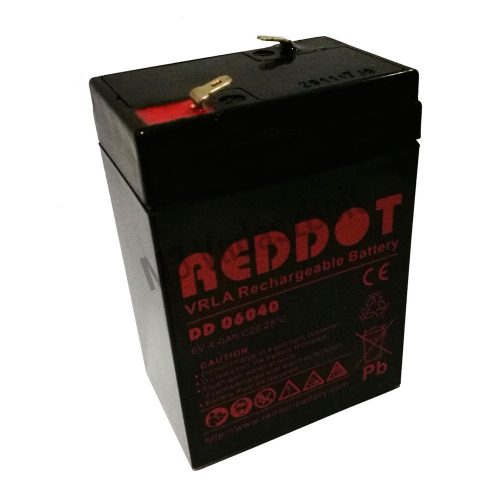 RedDot 6V 4,0Ah akkumulátor