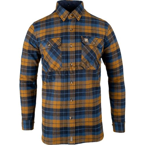 Jack Pyke Bleasdale flanel ing rozsdabarna-kék L