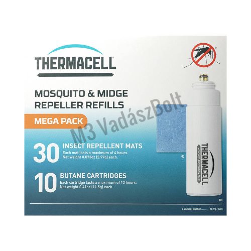 Thermacell utántöltő Mega-Pack (120 órás védelem - 10db patron, 30db 4 órás lapka)