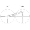 Vector Optics Orion Pro Max 6-24x50 MIL HD FFP VOR-4 MIL világítópontos céltávcső