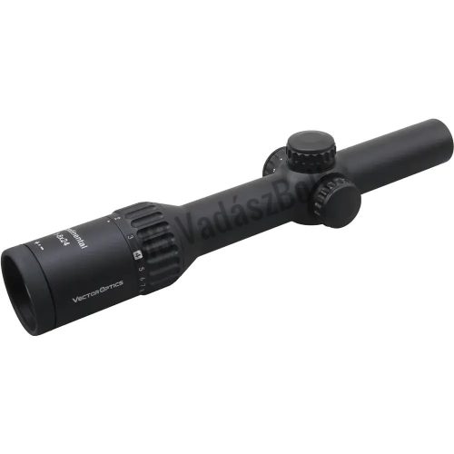 Vector Optics Continental X8 1-8x24 SFP Hunting ED German #4 világítópontos céltávcső