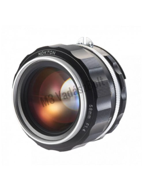 Voigtländer Nokton 58mm F1.4 SL II AIS Nikon ezüst objektív