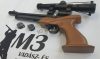 Artemis Snowpeak CP1-M 4,5 mm  légpisztoly+ Walther 2x20 céltávcsővel Használt
