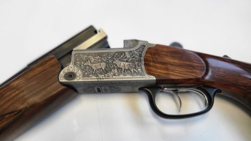 Blaser BS95 LUX duplagolyós puska 4-es fa tussal, 9,3x74 R, -243 Win, (4R01621/4/83492) használt
