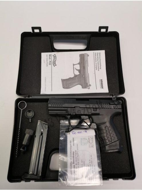 Walther P22 Ready gázpisztoly 9mm PAK  HASZNÁLT