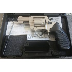   Gáz-riasztó pisztoly Zoraki R1-RB gumilövedékes forgótáras, titán, használt  