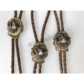 Zsinóros nyakkendő muflonkos motívummal